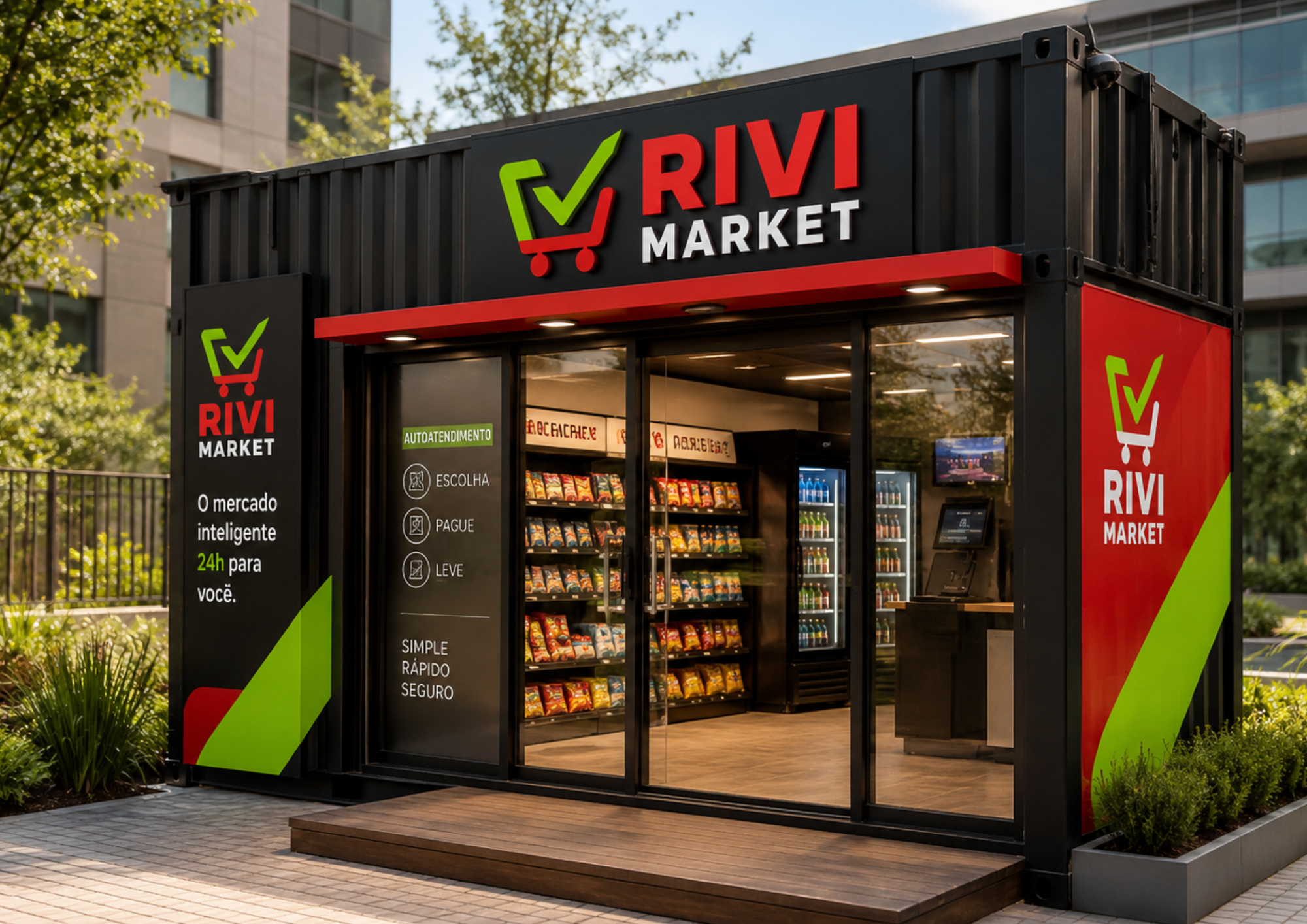 RIVI MARKET para áreas externas